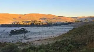 Cidades catarinenses amanhecem com temperaturas negativas e geada - 1