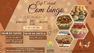 APAE Guabiruba promove café colonial com bingo neste sábado - 1