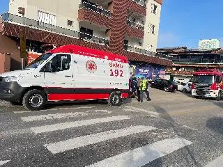 (VIDEO) Idoso fica ferido após queda de bicicleta em Brusque - 2