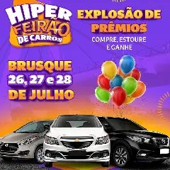 Hiper Feirão de Carros acontece até domingo no Pavilhão da Fenarreco - 5