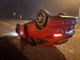 Motorista alcoolizado colide em viatura da polícia - 1