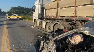 Motorista morre após acidente na rodovia do Arroz em Joinville - 2