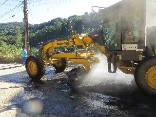 Serra do Moura, no bairro Santa Luzia, recebe pavimentação asfáltica - 1