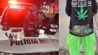 Com roupa estampada de maconha, homem é preso após furto em igreja - 3