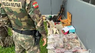 Polícia Militar prende caçadores de animais silvestres - 3