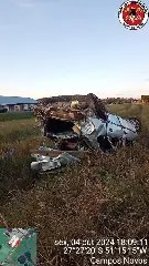 Pai e filha de 3 meses morrem após carro capotar na BR-470 - 2