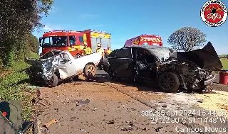 Duas pessoas morrem após colisão frontal na BR-282  - 3