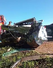 Duas pessoas morrem após colisão frontal na BR-282  - 1