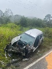 Colisão deixa duas vítimas com traumatismo cranioencefálico em São João Batista - 2