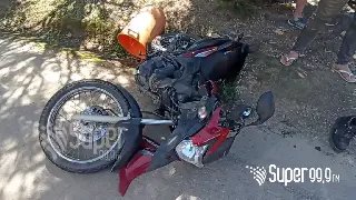 Homem fica gravemente ferido após ser atropelado por moto - 1