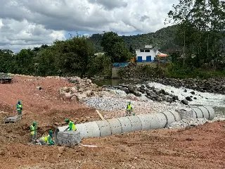 Obras da Beira Rio sentido Dom Joaquim continuam avançando - 2