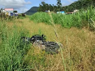 Motociclista morre em acidente na BR-470 - 1