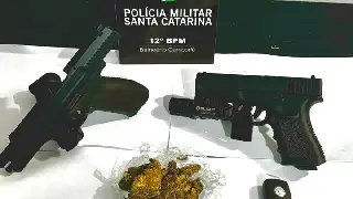 Quatro suspeitos são presos e armas de fogo apreendidas - 1