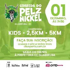 Guabiruba abre inscrições para a 1ª Corrida Pelznickel - 1