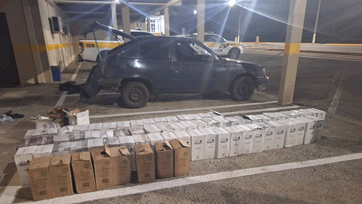 Carga de descaminho com 450 garrafas de vinho é apreendida  - 1