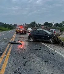 Motociclista grávida morre em grave acidente na BR-470 - 3