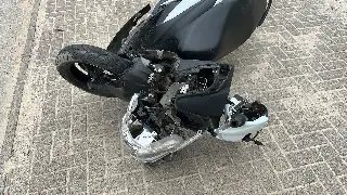 Colisão entre carro e moto deixa um ferido em Brusque  - 4