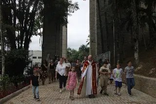 Parque Caminho das Virtudes é inaugurado com grande número de fiéis em Brusque - 5