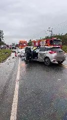 PMRv atualiza informações sobre acidente com carro de Brusque em rodovia - 1