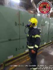 Brigada interna controla incêndio em tinturaria em Guabiruba  - 1
