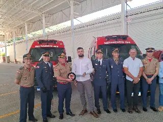 (VÍDEO) Cerimônia marca troca de comando nos Bombeiros de Brusque - 3