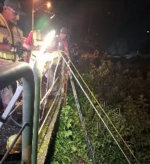 Duas pessoas caem em ribanceira de mata fechada no Steffen - 1