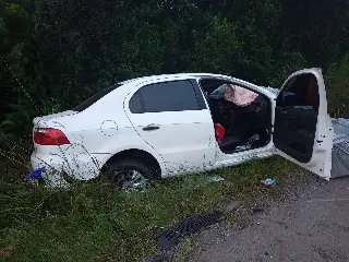 Duas pessoas morrem e três ficam feridas em grave acidente na BR-282 - 2