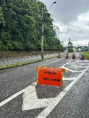 Placas são instaladas para orientar motoristas durante interdição da ponte - 23