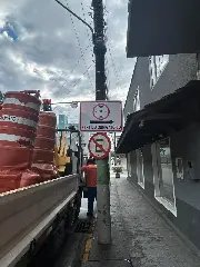Placas são instaladas para orientar motoristas durante interdição da ponte - 9