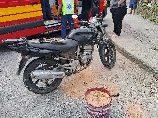 (VÍDEO) Motociclista fica ferido após colisão contra carro no Águas Claras - 1