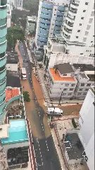 (VÍDEO) Fortes chuvas alagam cidades do Litoral Norte catarinense - 4