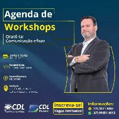 Inscrições abertas para os workshops da CDL Brusque em fevereiro - 2