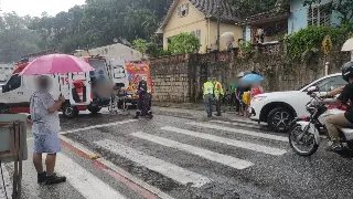 (VÍDEO) Mulher fica ferida após ser atropelada em Brusque - 3