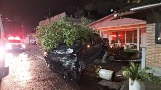Motorista que destruiu muro de residência estava embriagado e participava de racha, diz delegado - 3