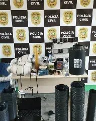 (VÍDEO) Autoridades descobrem estufa para cultivo de maconha em operação - 2