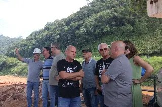 Entidades visitam obras na ponte do Maluche e na avenida Beira Rio - 1