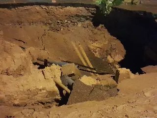 Fortes chuvas rompem galeria e bairros de Brusque podem ficar sem água - 2