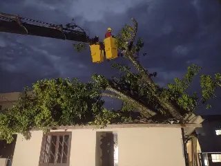 Defesa Civil registra 17 ocorrências durante temporal desta terça-feira - 1