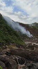 Área de vegetação de responsabilidade da Marinha do Brasil é atingida por incêndio, em Itajaí - 4