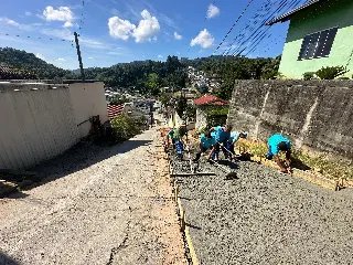 Rua José Zirke tem primeira etapa de concretagem finalizada - 4