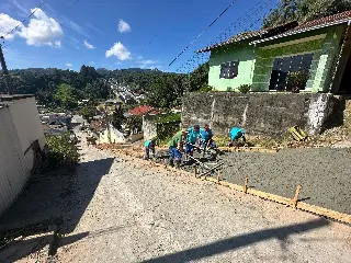 Rua José Zirke tem primeira etapa de concretagem finalizada - 3
