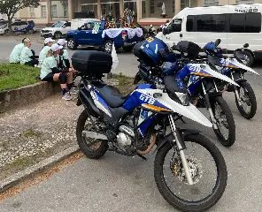 Peregrinação de fé passa por Brusque com apoio da Guarda de Trânsito - 3