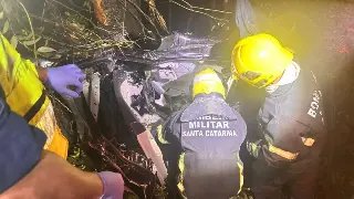 Duas pessoas morrem em grave acidente na SC-108 durante a madrugada - 1