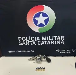 Casal é preso por porte irregular de arma de fogo em Brusque - 1