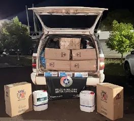 Carga de cigarros e agrotóxicos é apreendida após perseguição da PM - 1