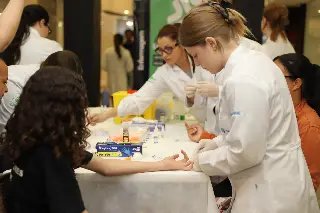 Alunos da UNIFEBE realizam atendimentos gratuitos de tipagem sanguínea - 1