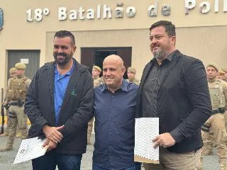 Cerimônia marca os 16 anos do 18º Batalhão da PM em Brusque - 2