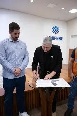 Unifebe e Prefeitura firmam acordo para monitoramento do Itajaí-Mirim - 2