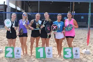 Disputas dos Comunitários de Brusque iniciam com o Beach Tennis - 1