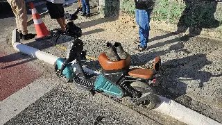 Idoso fica ferido após colisão entre bicicleta elétrica e caminhão - 4